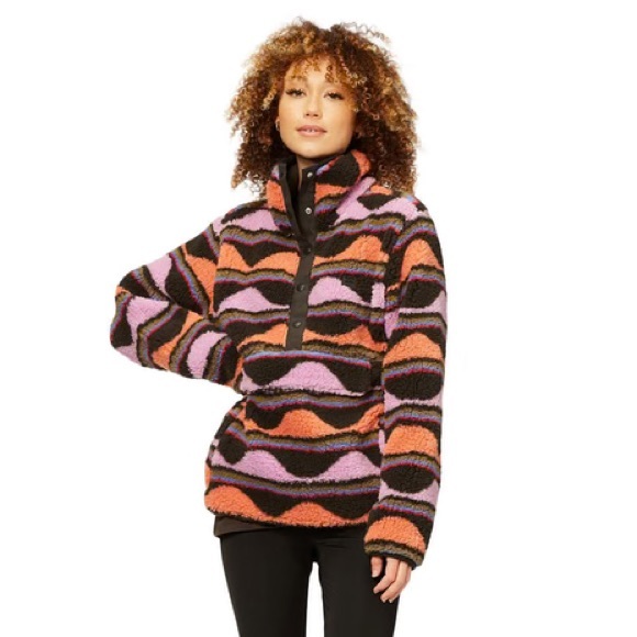 Billabong Women's A/Div Switchback Fleece Pullover Size Small - Picture 2 of 11